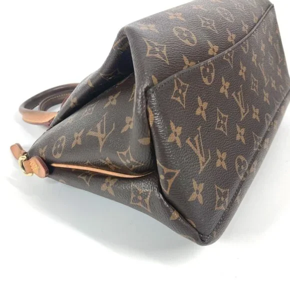LOUIS VUITTON Authentic Brown Monogram Canvas Tote Bag - Picture 9 of 15